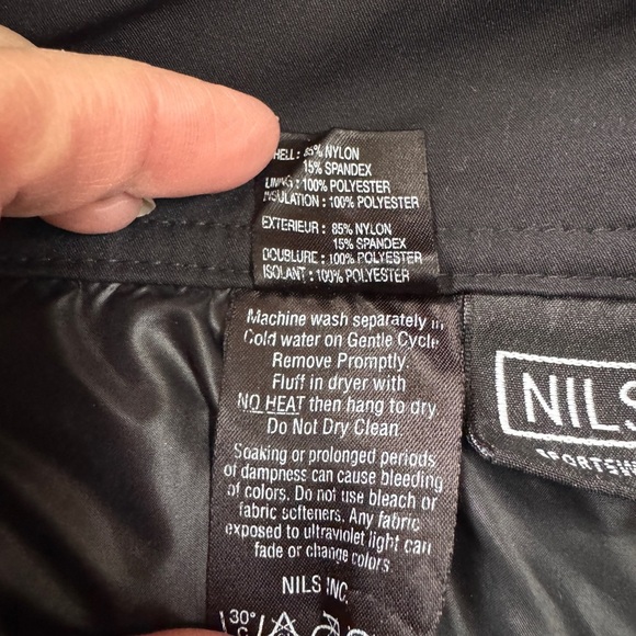 NILS SPORTSWEAR Ski Snow Pants Size 2 EUC 27” X 28” - Picture 3 of 6